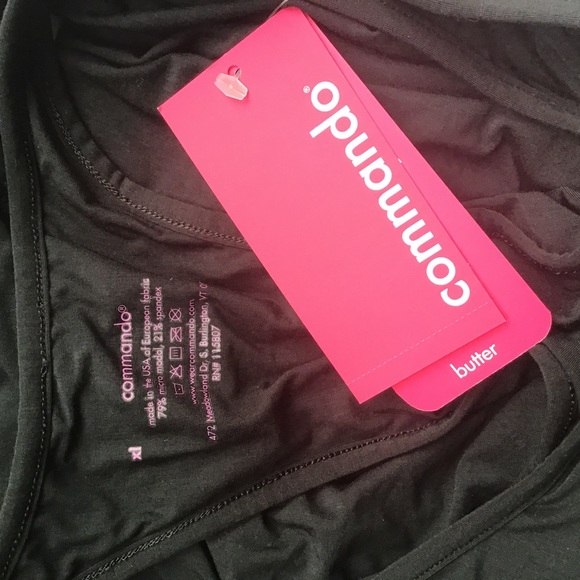 COMMANDO Lifted Butter Racerback Tank in Black - Picture 6 of 6